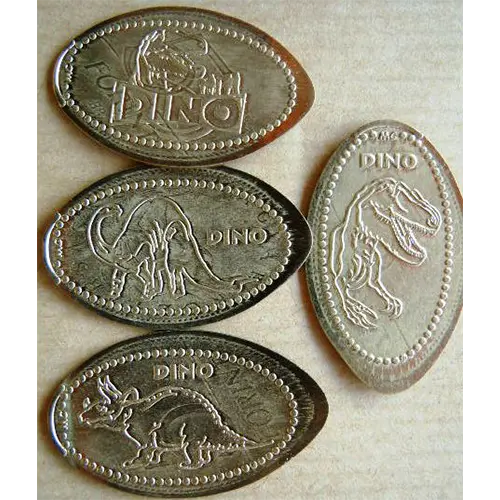 Souvenir coins - Dinosaurs