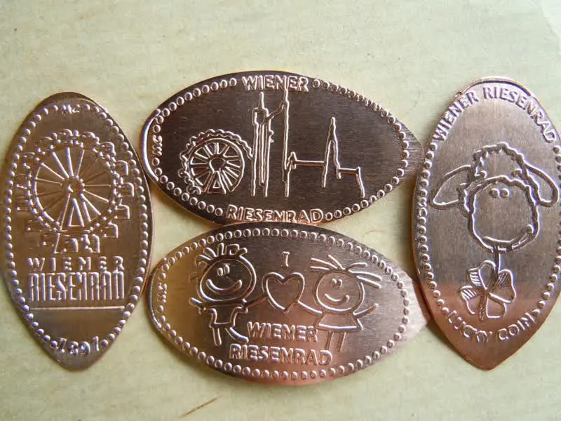 Elongated coins - Riesenrad
