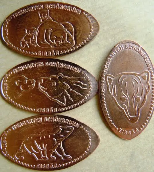 Elongated coins - Tiergarten Schonbrunn
