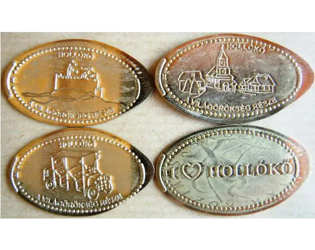 Souvenir coins - Hollokő