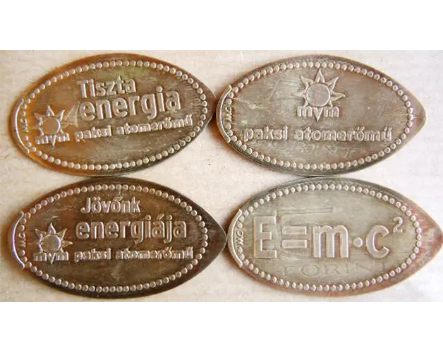 Souvenir coins - Paks Nuclear Power Station