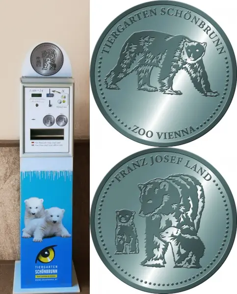 Collectible coin - Vienna Zoo